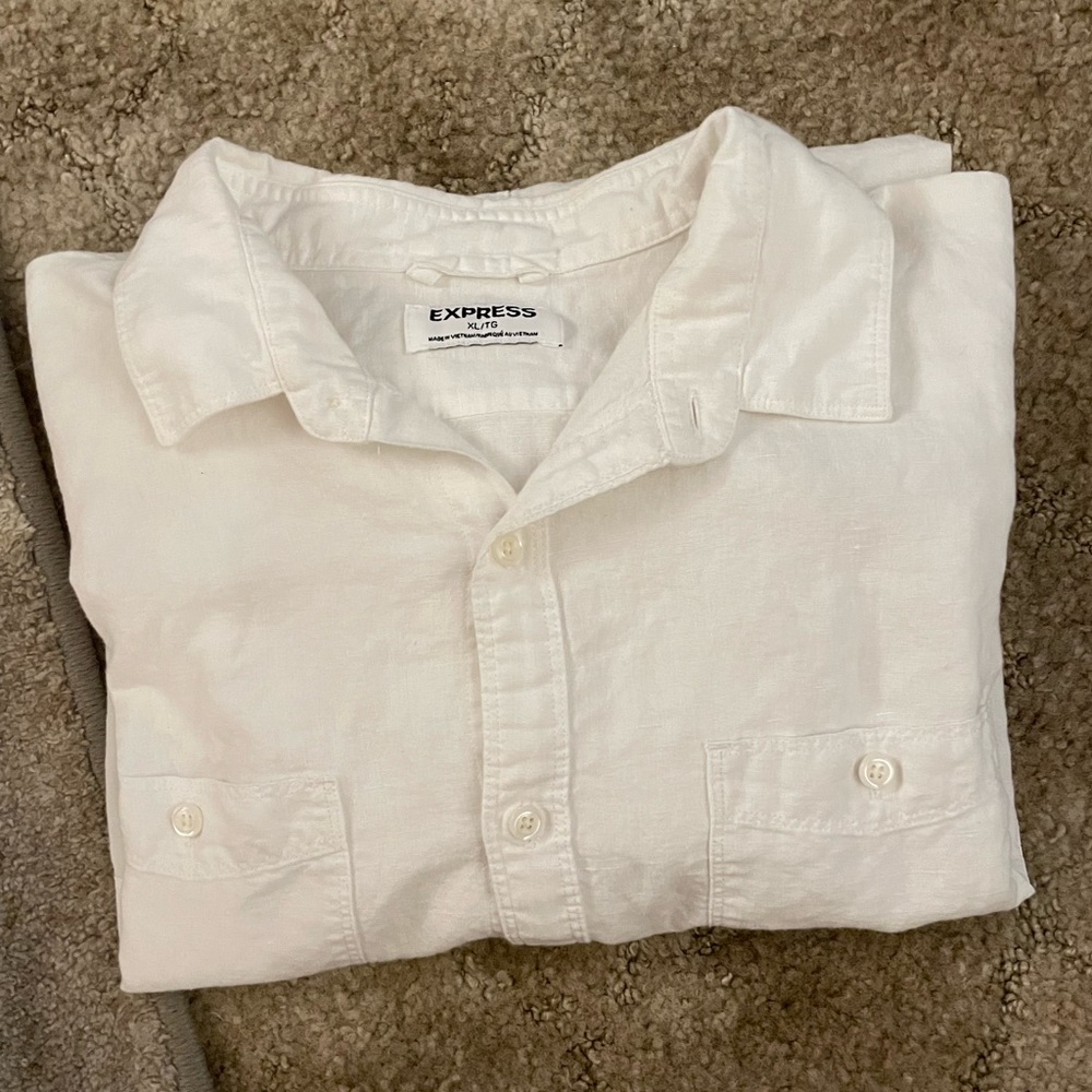 Express long-sleeve button up shirt
